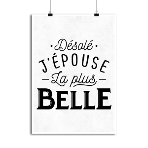 Affiche j_epouse la plus belle Affiche j_epouse la plus belle