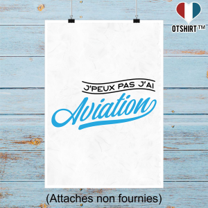 Affiche j peux pas j ai aviation 2