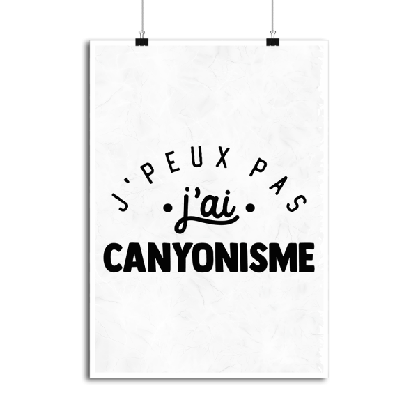 Affiche j_peux pas j_ai canyonisme