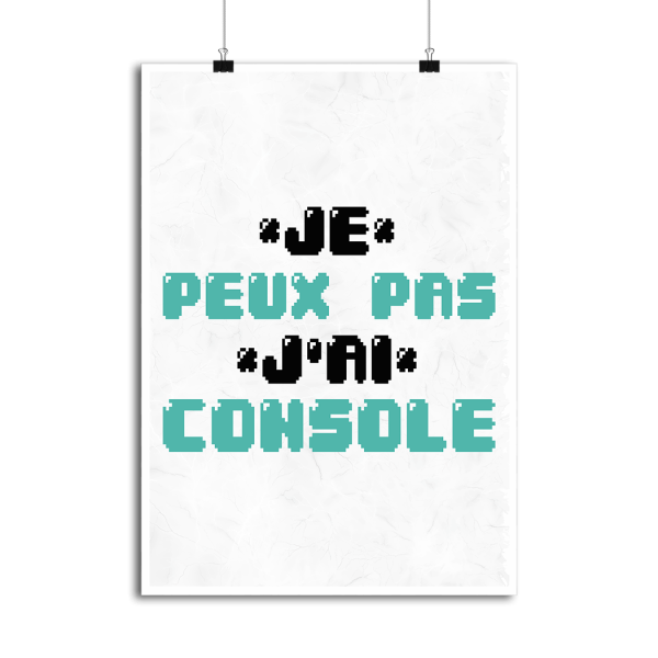 Affiche j_peux pas j_ai console