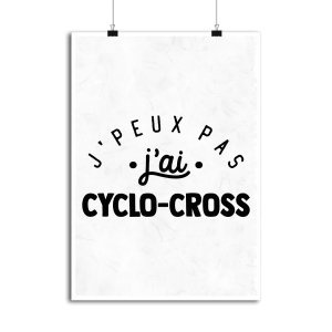 Affiche j_peux pas j_ai cyclo-cross