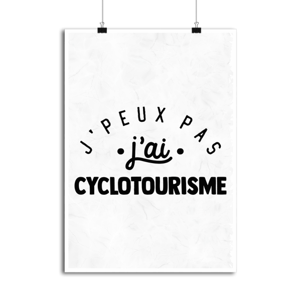 Affiche j_peux pas j_ai cyclotourisme