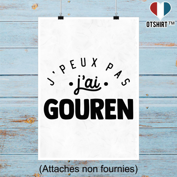 Affiche j_peux pas j_ai gouren