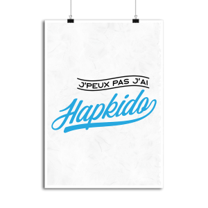 Affiche j_peux pas j_ai hapkido