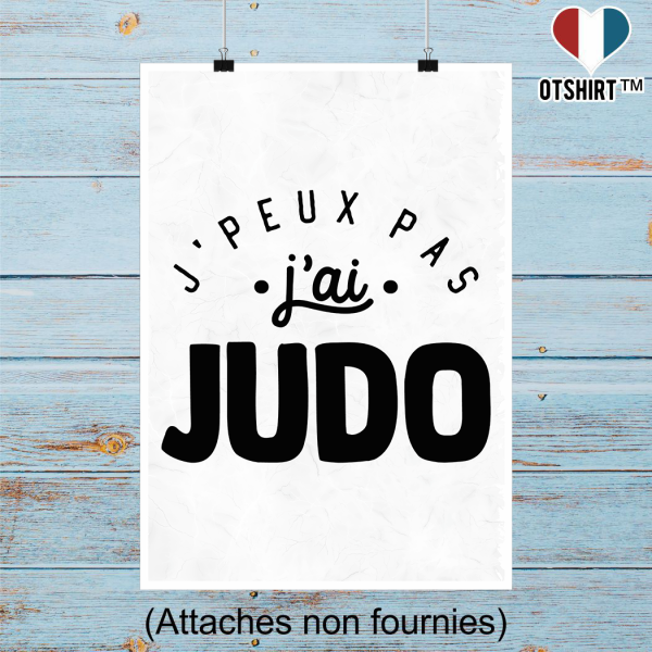 Affiche j_peux pas j_ai judo