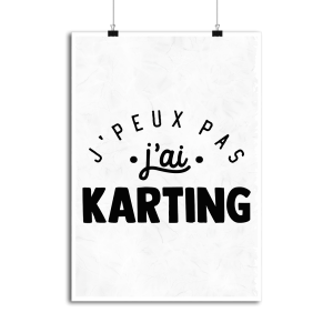 Affiche j_peux pas j_ai karting