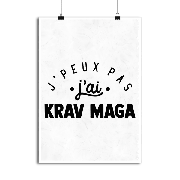 Affiche j_peux pas j_ai krav maga