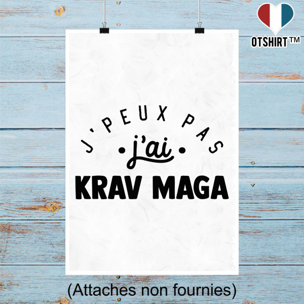 Affiche j_peux pas j_ai krav maga