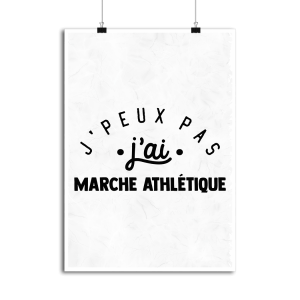 Affiche j_peux pas j_ai marche athletique