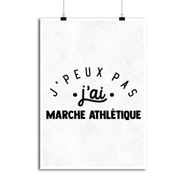 Affiche j_peux pas j_ai marche athletique