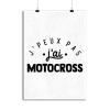 Affiche j_peux pas j_ai motocross