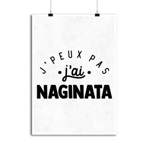 Affiche j_peux pas j_ai naginata
