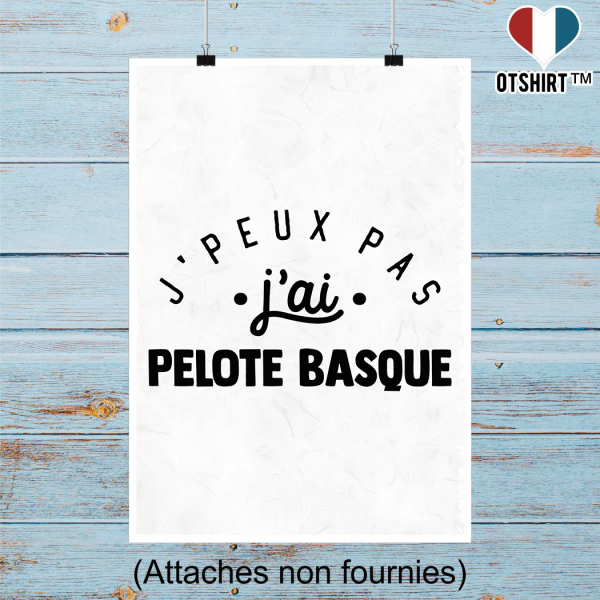 Affiche j_peux pas j_ai pelote basque