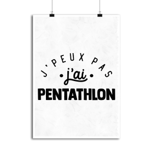 Affiche j_peux pas j_ai pentathlon Affiche j_peux pas j_ai pentathlon