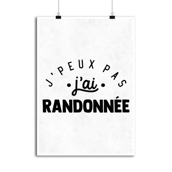 Affiche j_peux pas j_ai randonnee