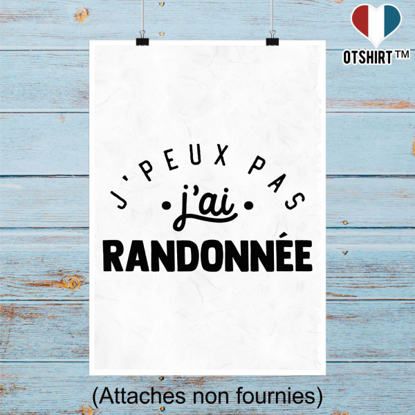 Affiche j_peux pas j_ai randonnee