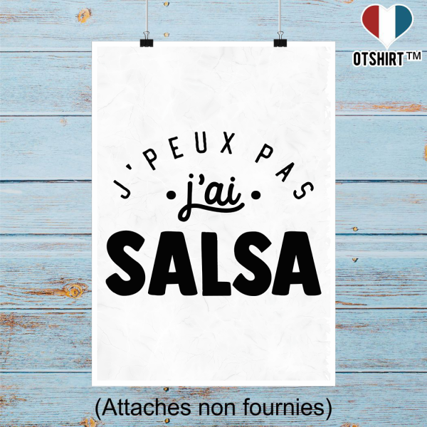 Affiche j_peux pas j_ai salsa