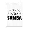 Affiche j_peux pas j_ai samba
