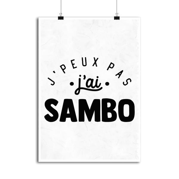 Affiche j_peux pas j_ai sambo