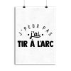 Affiche j_peux pas j_ai tir a l_arc