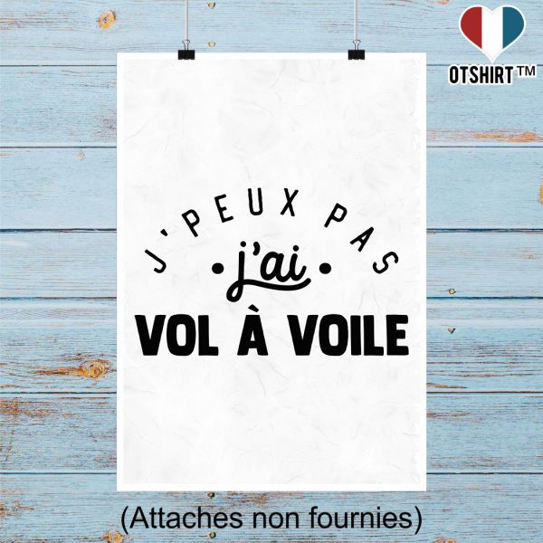 Affiche j_peux pas j_ai vol a voile