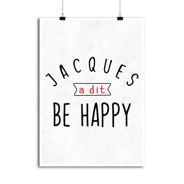 Affiche jacques a dit be happy