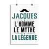 Affiche jacques l_homme le mythe la legende