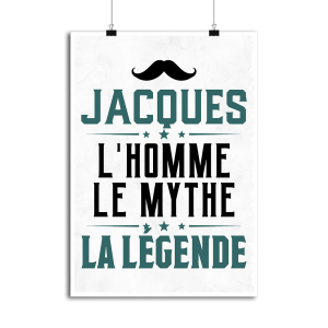 Affiche jacques l_homme le mythe la legende