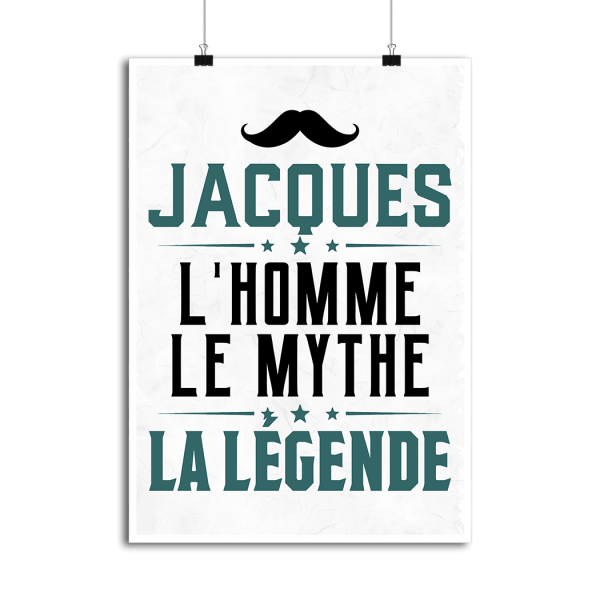 Affiche jacques l_homme le mythe la legende