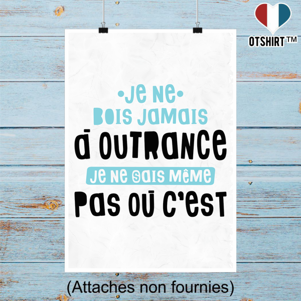 Affiche jamais a outrance