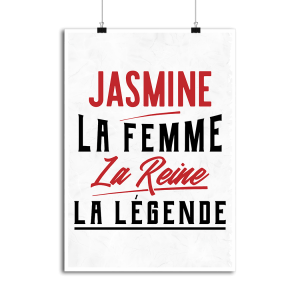 Affiche jasmine la femme la reine la legende Affiche jasmine la femme la reine la legende