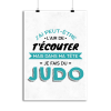 Affiche je fais du judo