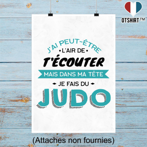 Affiche je fais du judo