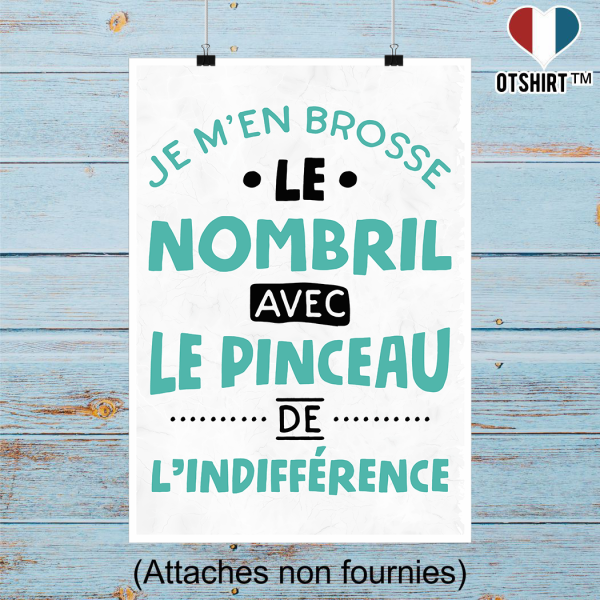 Affiche je m_en brosse le nombril