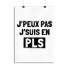Affiche je suis en pls