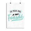 Affiche je suis fonsde