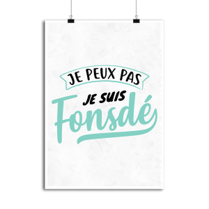 Affiche je suis fonsde Affiche je suis fonsde