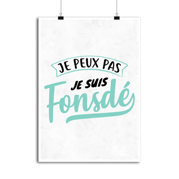 Affiche je suis fonsde