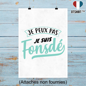 Affiche je suis fonsde
