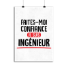Affiche je suis ingenieur