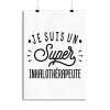 Affiche je suis un super inhalotherapeute