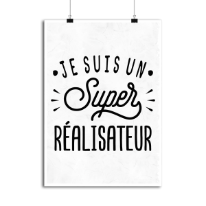Affiche je suis un super realisateur