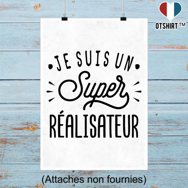 Affiche je suis un super realisateur