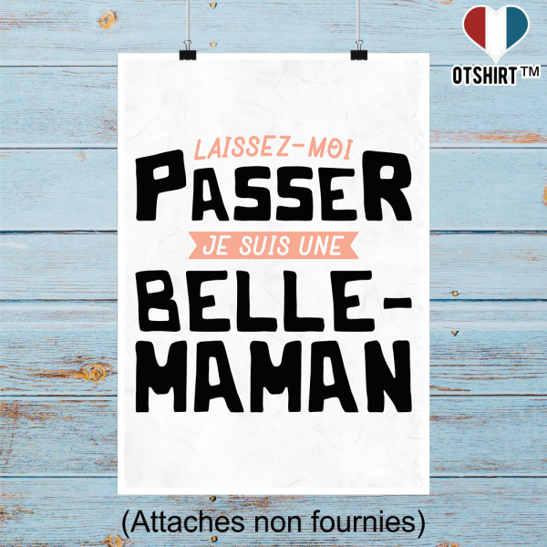 Affiche je suis une belle-maman