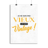 Affiche je suis vintage