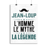 Affiche jean-loup l_homme le mythe la legende