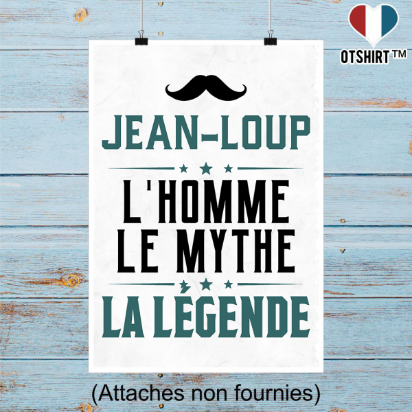 Affiche jean-loup l_homme le mythe la legende