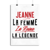 Affiche jeanne la femme la reine la legende
