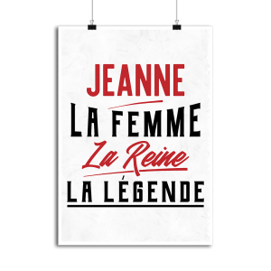 Affiche jeanne la femme la reine la legende Affiche jeanne la femme la reine la legende