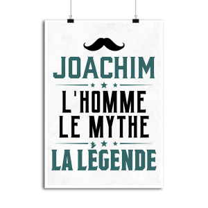 Affiche joachim l_homme le mythe la legende Affiche joachim l_homme le mythe la legende